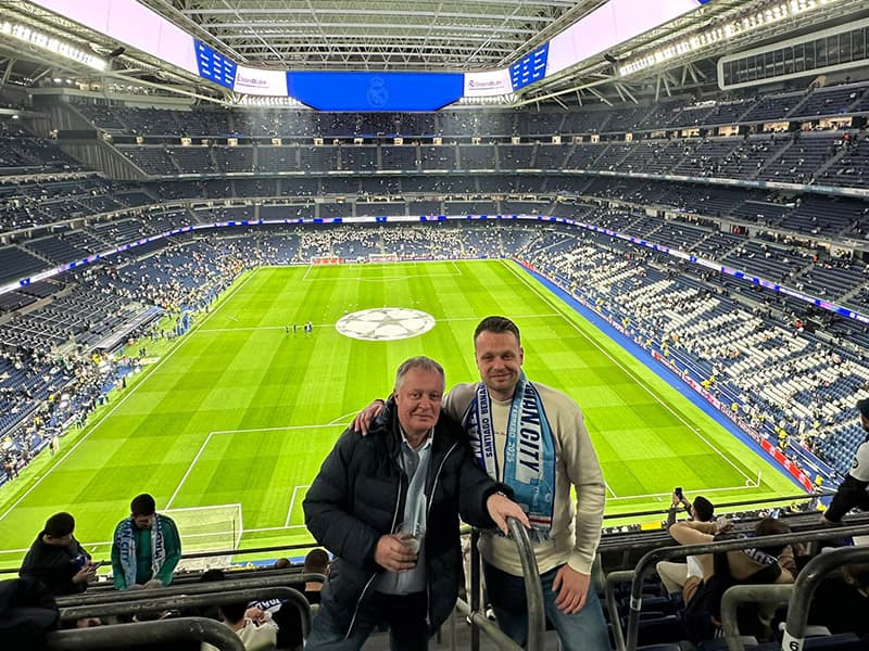 Bas Blanken bij Real Madrid – Manchester City