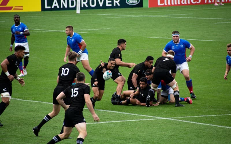 Volle tribunes tijdens een Six Nations-wedstrijd